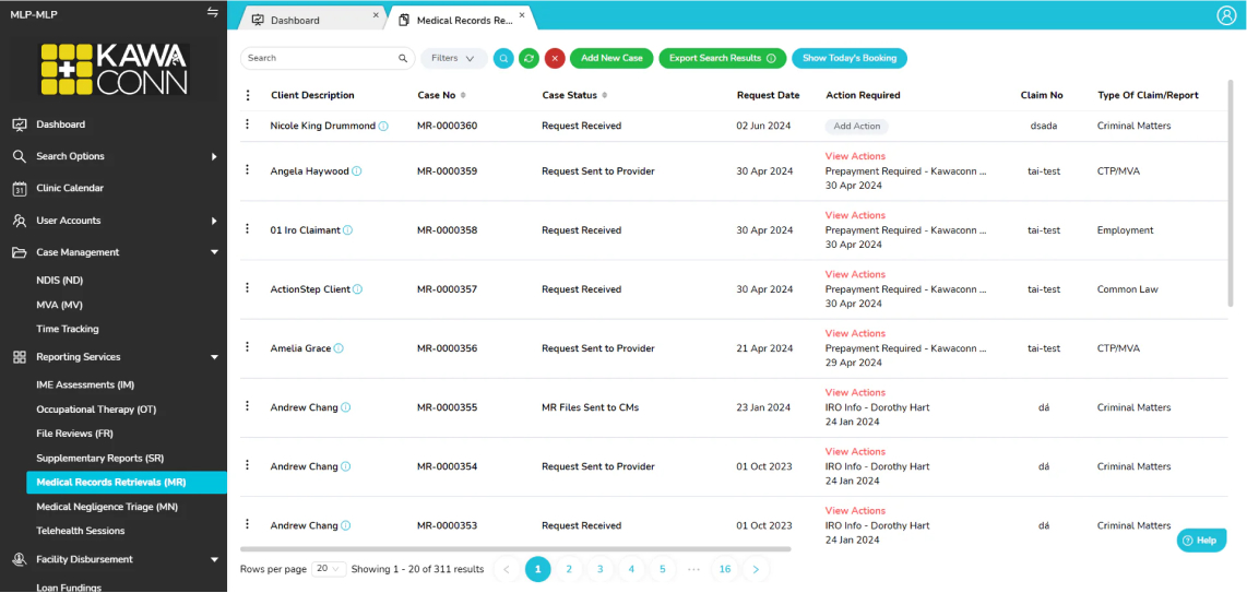 Integrated Client Management